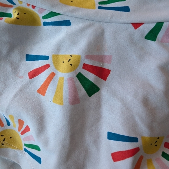 Hanna Andersson Girls Rainbow Tankini Colorblock 2 Piece Swim Bathing Suit - Picture 6 of 10